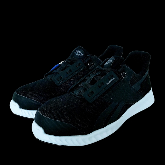 Reebok Work RB423 Womens Sublite Legend Athletic Work Shoe 8.5M Black White NWB - Picture 4 of 11